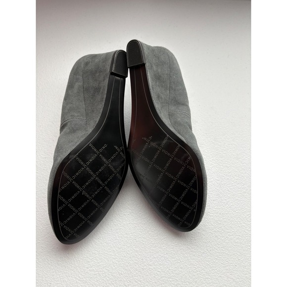 Vionic Gray Suede Wedge Heel Comfortable Everyday Shoes US 6 - Picture 4 of 6